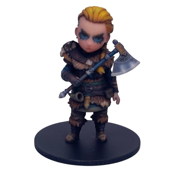 3D Printed Chibi Eivor 2″ Figure – Viking Axe – Assassin’s Creed Valhalla - Picture 1 of 14